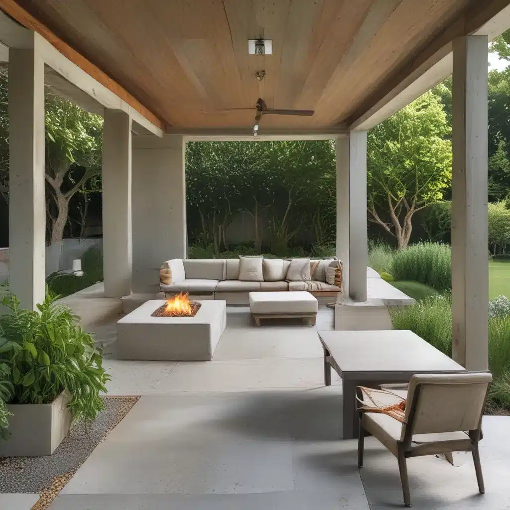 Concrete Ensemble: Harmonizing Outdoor Living Spaces