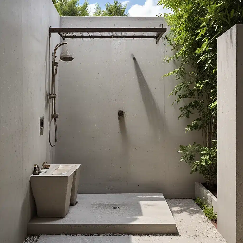 Concrete Outdoor Showers: Refreshing and Relaxing Experiences