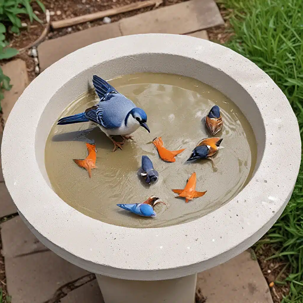 DIY Concrete Bird Baths: Attracting Feathered Friends to Your Yard