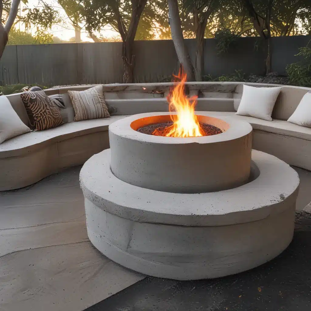 DIY Concrete Fire Pits: Gathering Around the Warmth