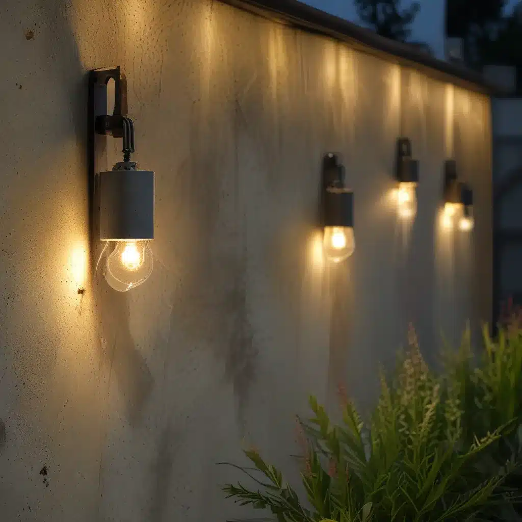 DIY Concrete Lighting Fixtures: Illuminating Your Outdoor Spaces