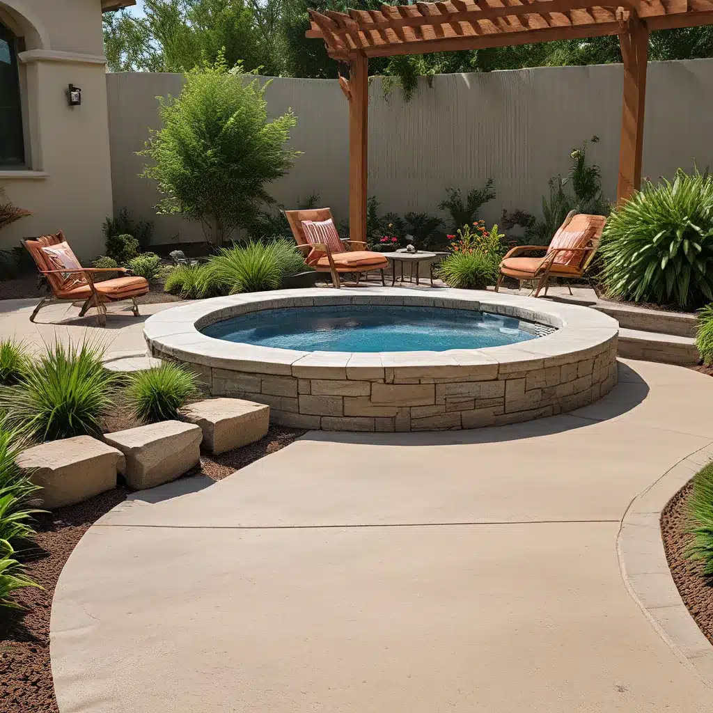 Decorative Concrete Oasis: Creating Outdoor Retreats