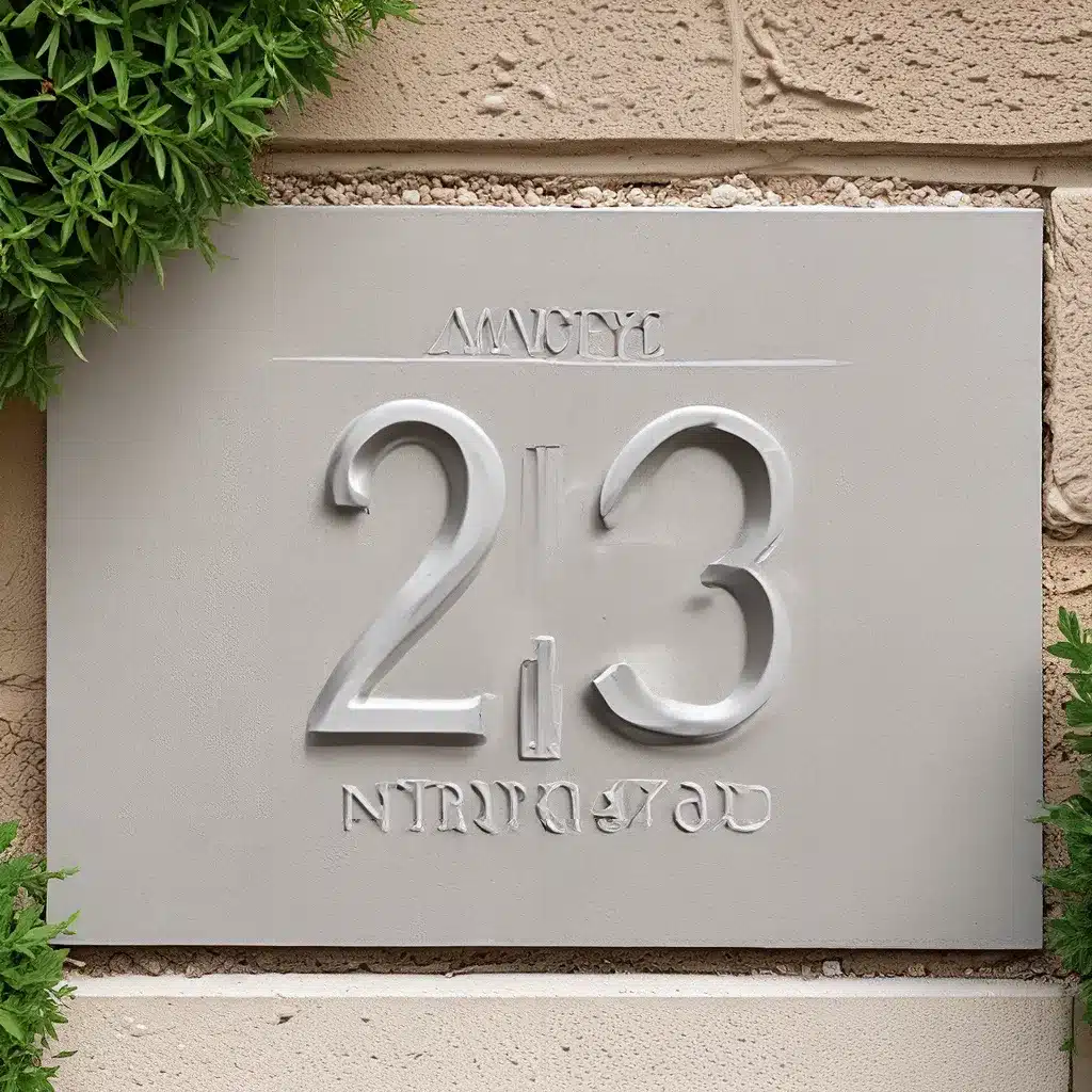 Personalized Concrete Address Numbers: Enhancing Your Curb Appeal