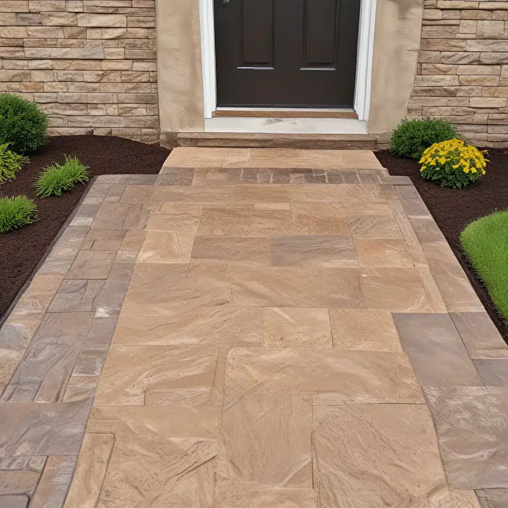 Stamped Concrete for Walkways: Enhancing Curb Appeal with Artistic Flair